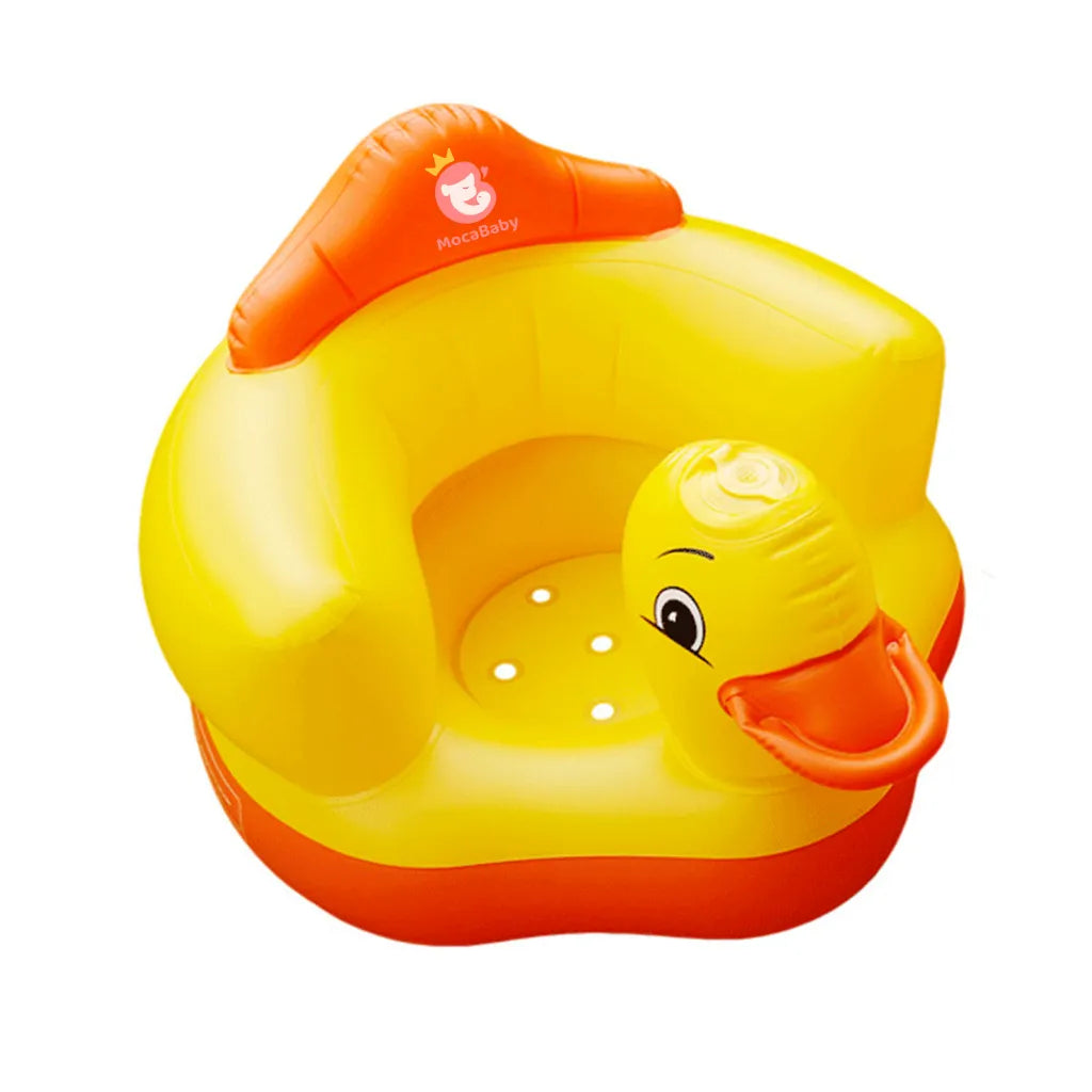 Mocababy cross-border inflatable sofa round bottom duck music