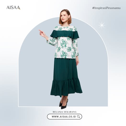 Sibela by Aisaa - Blouse Two Layer - L