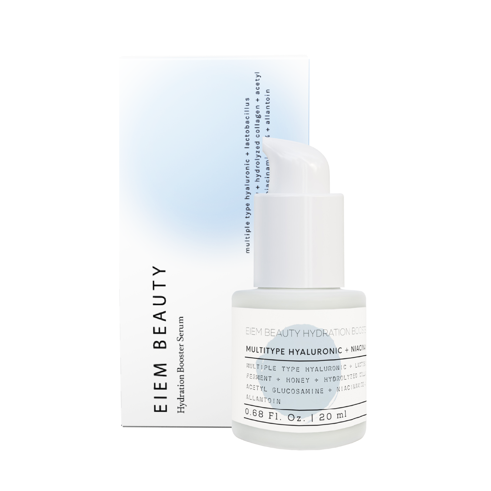 EIEM Beauty Hydration Booster Serum,Multiple Hyaluronic + Niacinamide 4% | 20ml