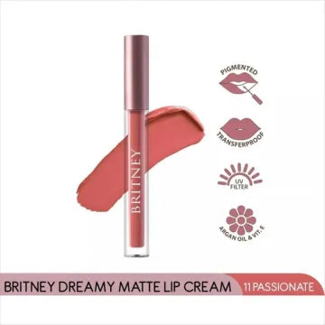 Britney Dreamy Matte Lip Cream 11 Passionate | 10 g