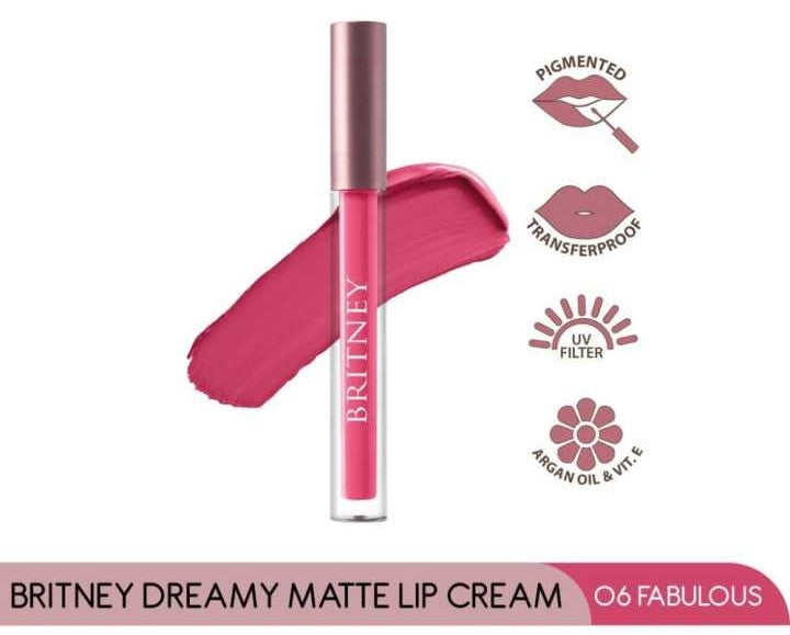 Britney Dreamy Matte Lip Cream 06 Fabulous | 10 g