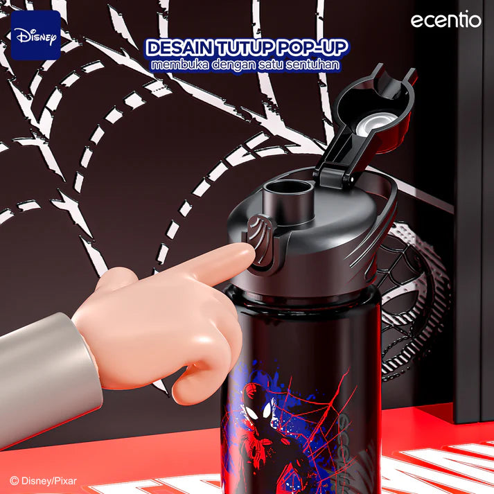 ecentio 1000ml Spiderman plastic outdoor cup new