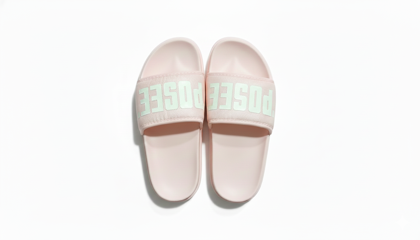 POSE Unisex Bath Slippers – Trendy, Non-Slip, and Odor-Resistant Design - Pink - 39-40