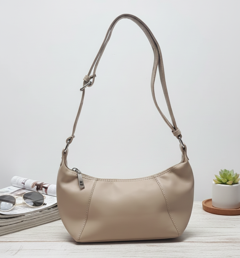 Tas Selempang Sling Bag Wanita Tali Panjang - Mocha