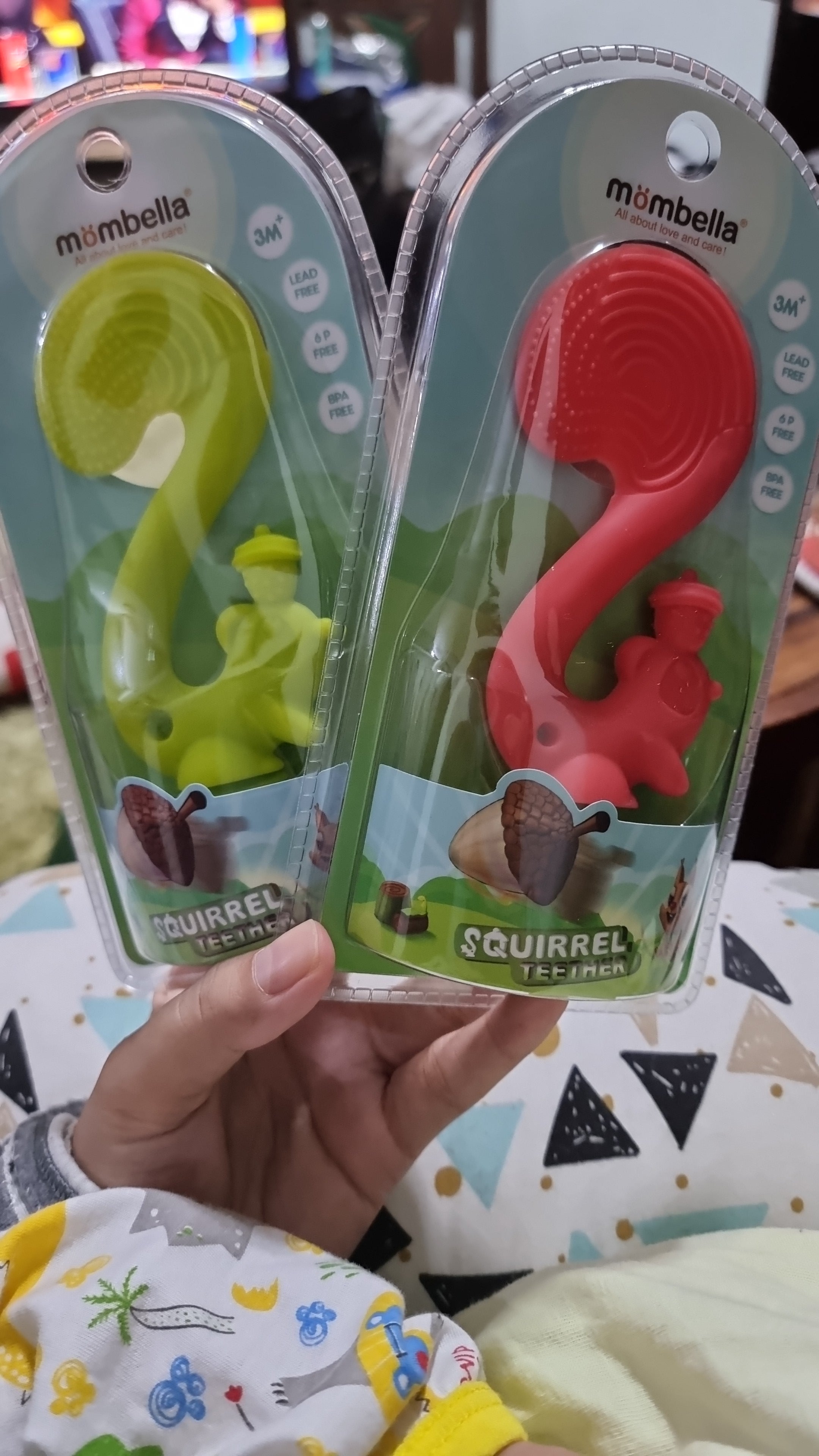 MOOIMOM Mombella Squirrel Teether Toy Doo