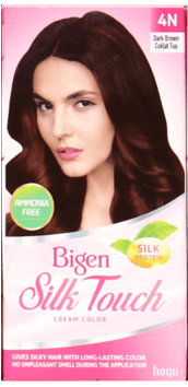 Bigen Silk Touch Cream Color 4N Dark Brown | 20g