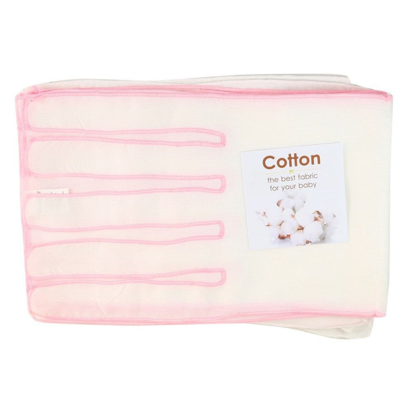 Basic Cotton Gurita - Putih/Pink