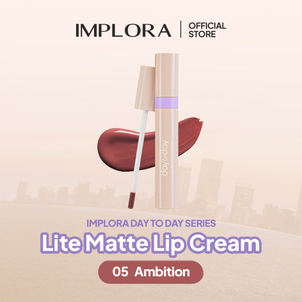 IMPLORA Day To Day Lite Matte Lip Cream 05 - Ambition | 4 gr