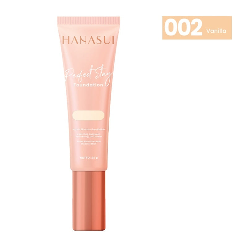 HANASUI Perfect Stay Foundation Vanilla 002 | 25 g