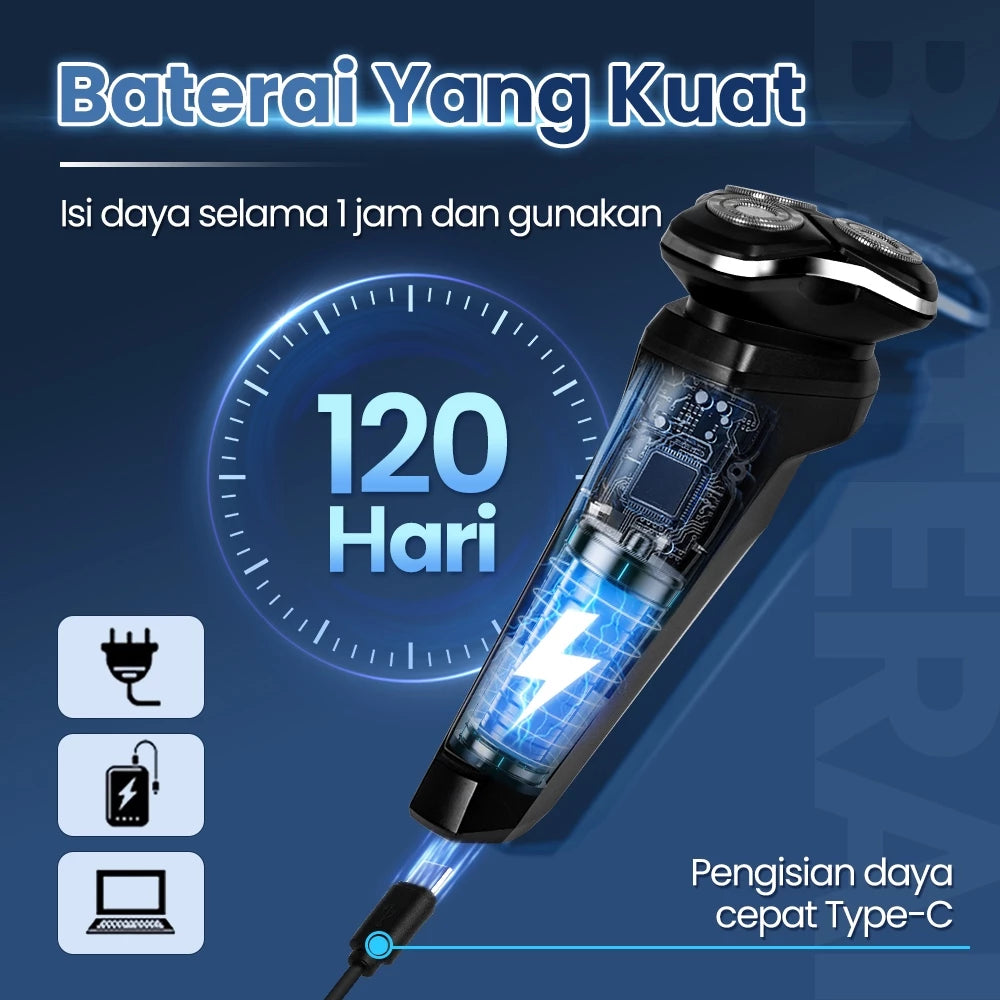 Kadonio Alat Cukur Elektrik Kumis - Black