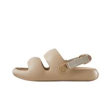 POSE Women’s 2in1 Velcro Rmaxpro Slippers – 38° Soft Sole, Non-Slip Home Sandals - Brown - 37-38