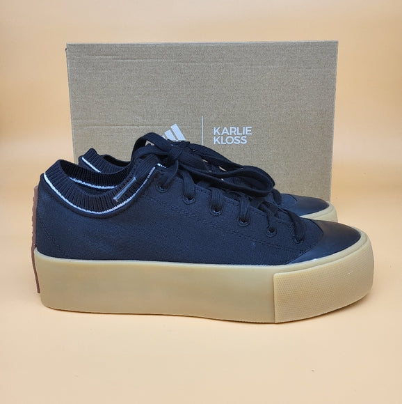 ADIDAS CORE BLACK SHOES _SIZE 7