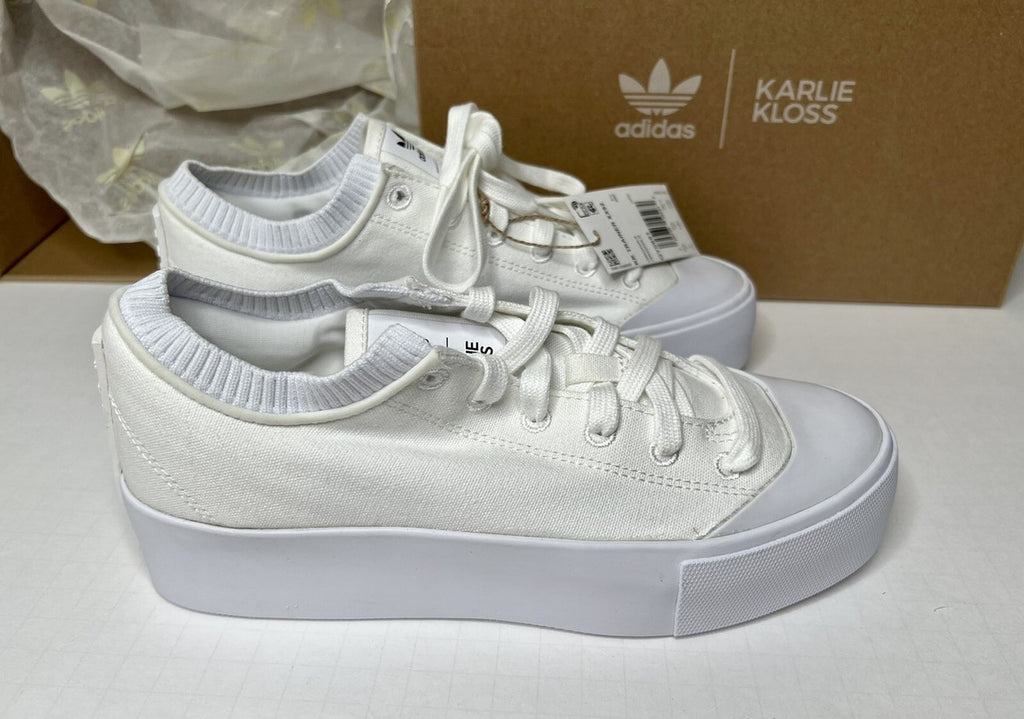 ADIDAS WHITE SHOES_SIZE 7