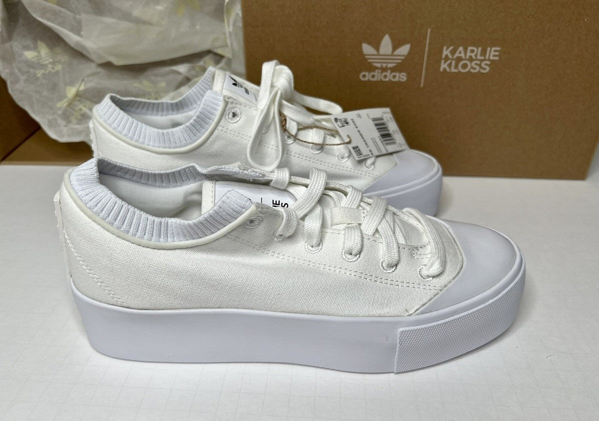 ADIDAS WHITE SHOES_SIZE 7