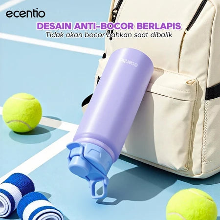 Ecentio-750ml aluminum water bottle (purple)