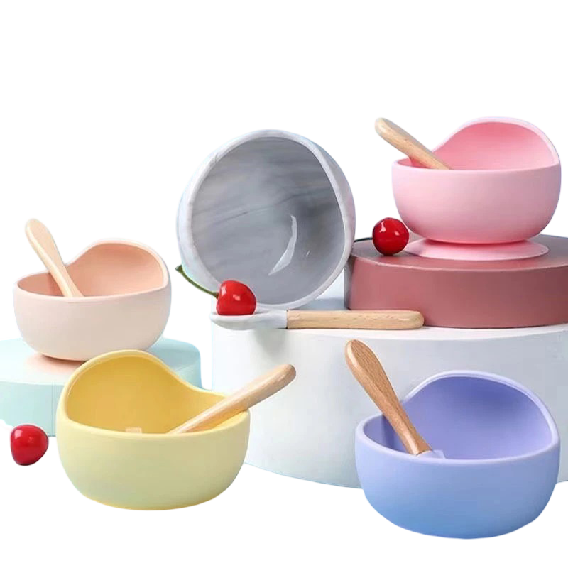 Treehub silicone bowl spoon