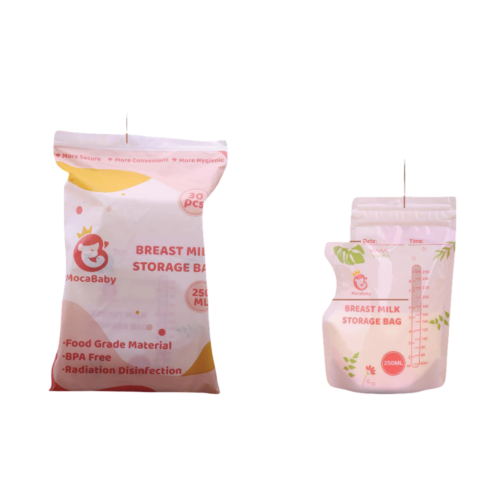 Mocababy Breastmilk Storage Bag-Smart Temperature Sensing 250ml