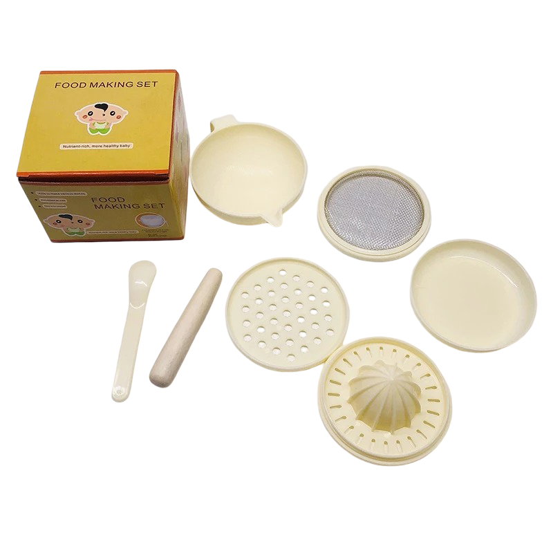 Mocababy baby food grinding bowl set 7 piece set